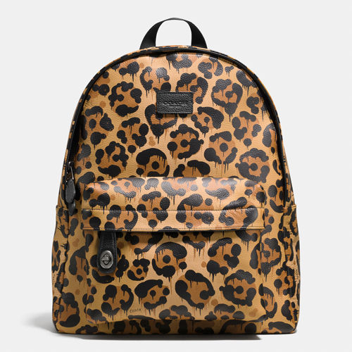 Small Campus Backpack In Wild Beast Print Leather | Women - Click Image to Close